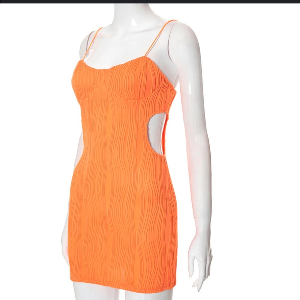 Cutout mini dress